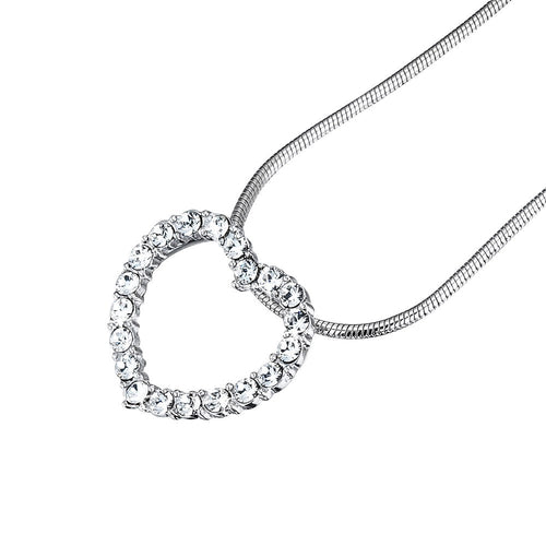 Collar de Corazón en Plata de Ley 925 con Cristales SWAROVSKI® – Un Regalo de Brillo Eterno