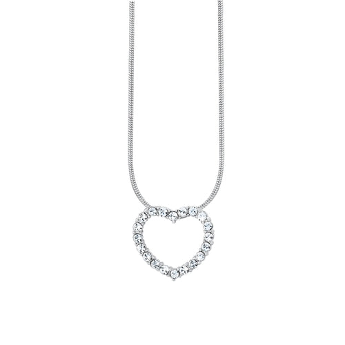 Collar de Corazón en Plata de Ley 925 con Cristales SWAROVSKI® – Un Regalo de Brillo Eterno