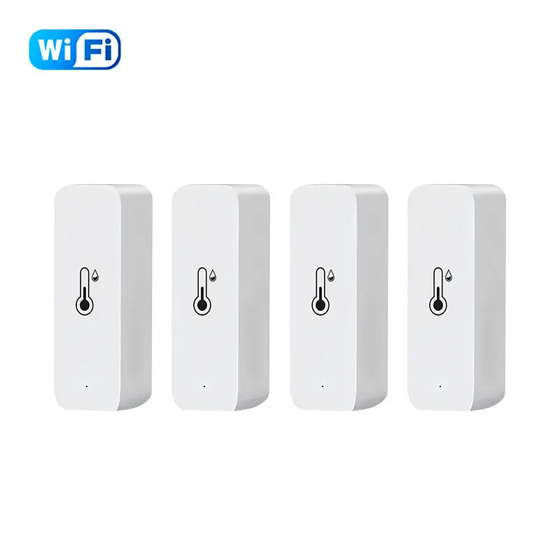 Tuya Smart WiFi Temperature Humidity Sensor Indoor Hygrometer Thermometer APP Remote Monitor Compatible with Alexa Google