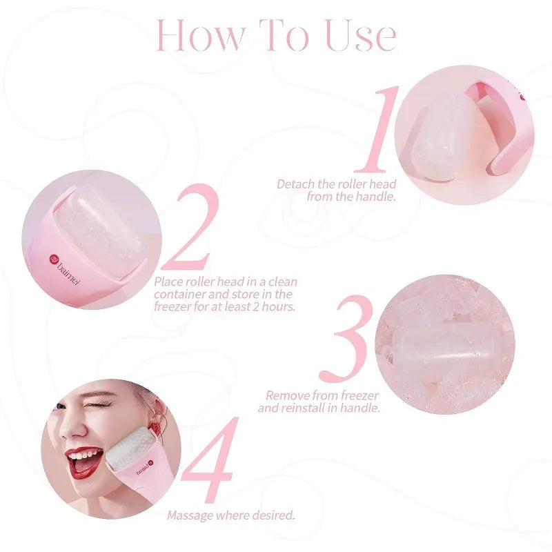 Ice Massager Roller Face Lifting Tighten Massager Mutil-Body Stress Release Massage Rollings Women Skin Care Beauty Tools