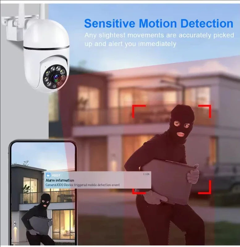 A7 1080P Security Camera WIFI Camera Outdoor PTZ Speed Wireless IP Camera CCTV 4X Digital Zoom Audio Network Surveillance CAM